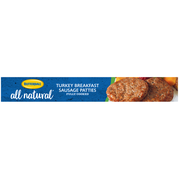 Butterball Natural Inspirations Fully Cooked Turkey Breakfast Sausage ...