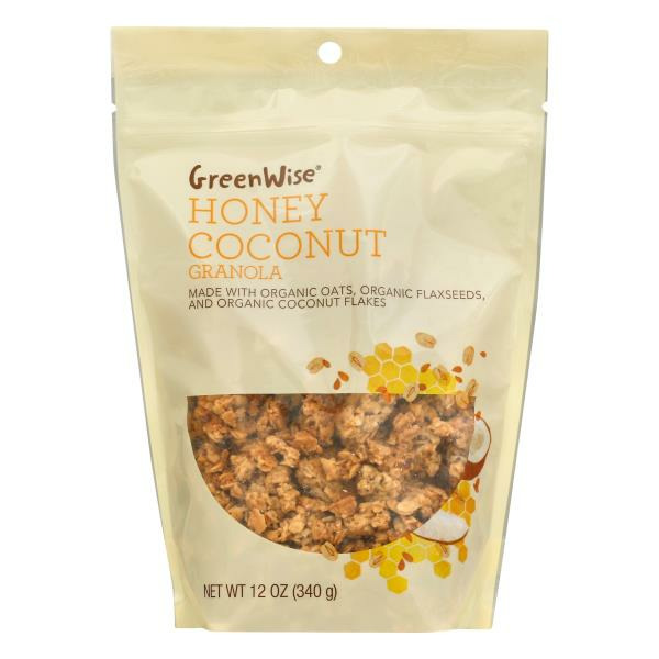 GreenWise Oatmeal Flakes Honey Toasted Cereal 16 oz BOX