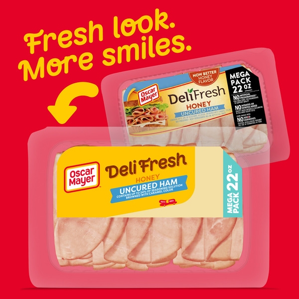 Oscar Mayer Honey Uncured Ham Sliced Deli Sandwich Lunch Meat Mega Pack ...