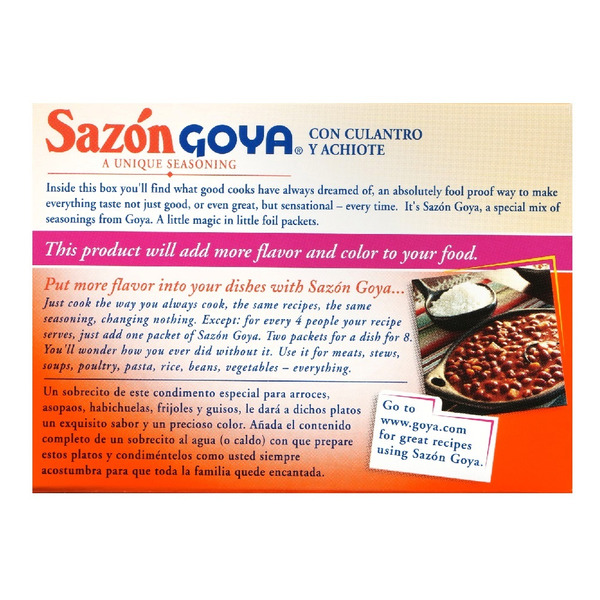 Goya Sazón Seasoning With Coriander And Annatto Roombox