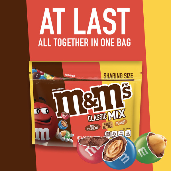M&M's - Peanut Milk Chocolate Candies, Sharing Bag