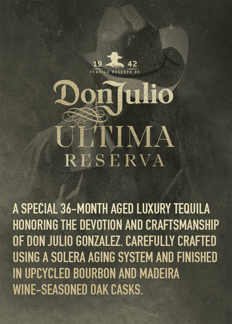 Don Julio 1942 Ultima Reserva Extra Anejo Tequila