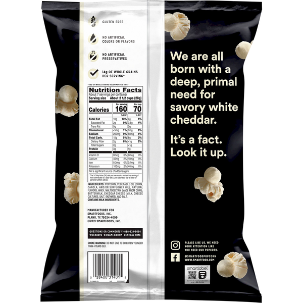 Smartfood White Cheddar Cheese Popcorn – RoomBox