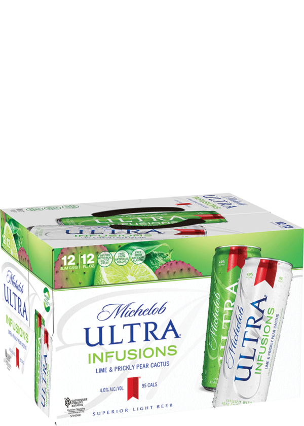 Michelob Ultra Infusions Lime and Prickly Pear Cactus