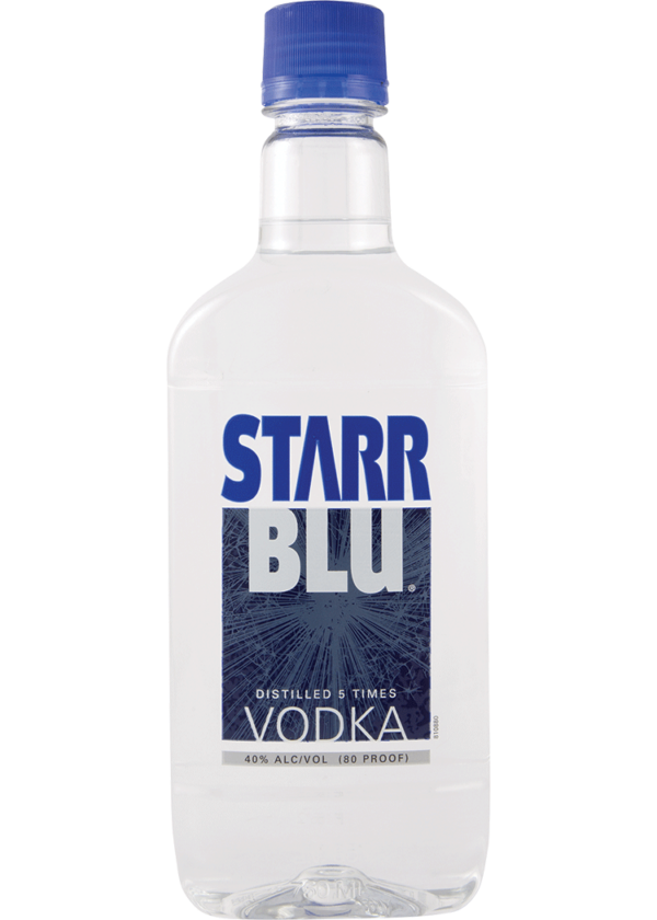 Starr Blu Vodka Plastic