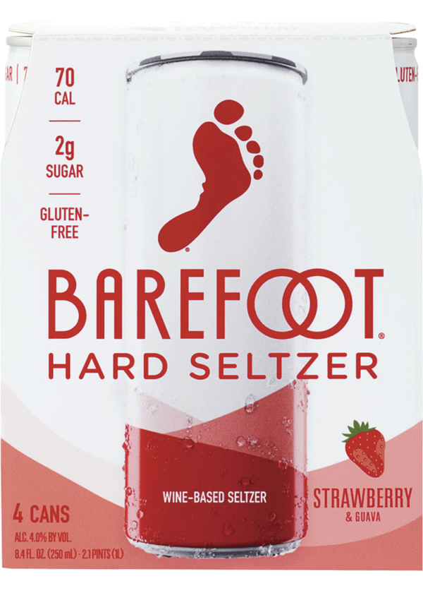 Barefoot Strawberry & Guava Hard Seltzer