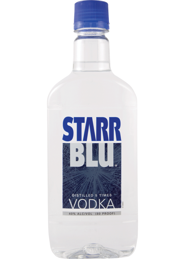 Starr Blu Vodka Plastic