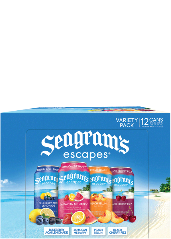 Seagrams Escapes Variety Pack Hard Beverage