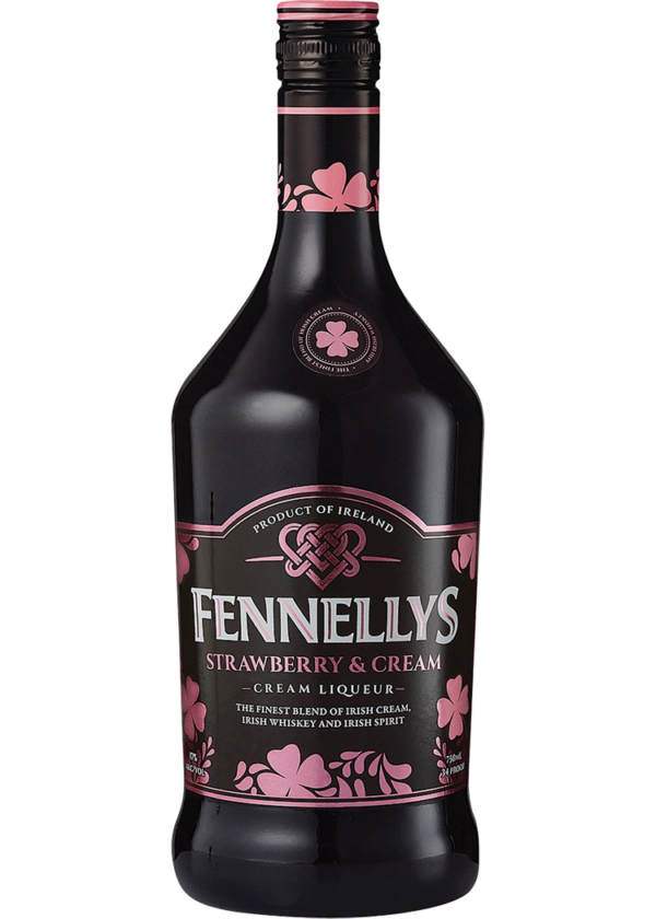 Fennellys Strawberry Cream Irish Cream Liqueur