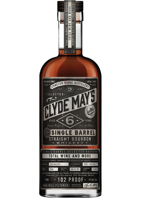 Clyde May's Straight Bourbon 102 Proof 6 Year Barrel Select