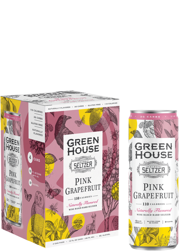 Greenhouse Pink Grapefruit Hard Seltzer