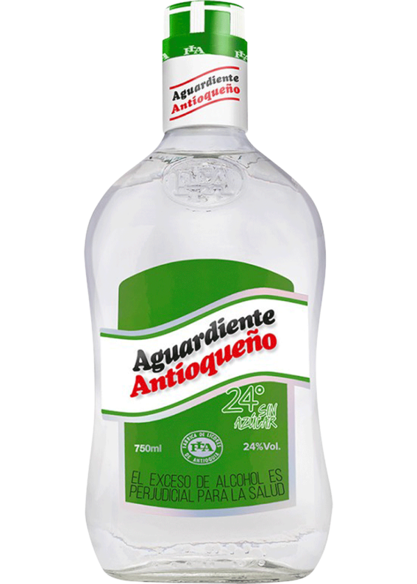 Antioqueno Aguardiente Verde Sin Azucar