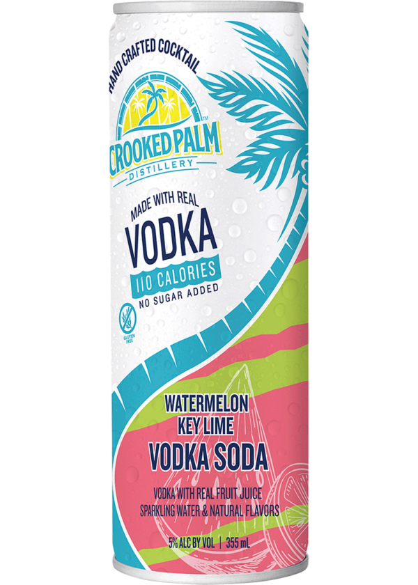 Crooked Palm Wtrmln Lme Vodka Soda