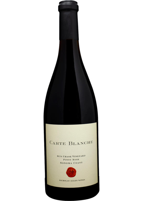 Carte Blanche Pinot Noir Sun Chase Vineyard Sonoma Coast