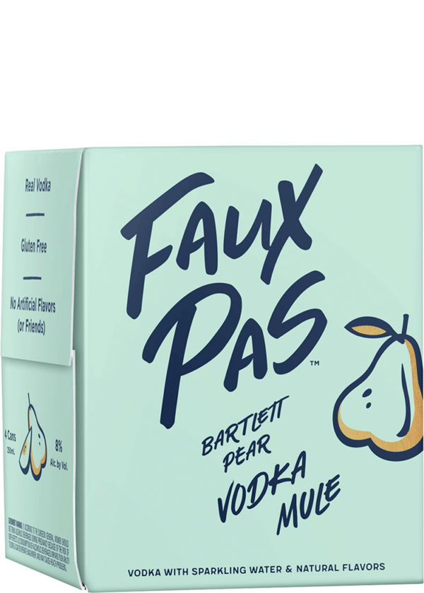 Faux Pas Bartlett Pear Vodka Mule