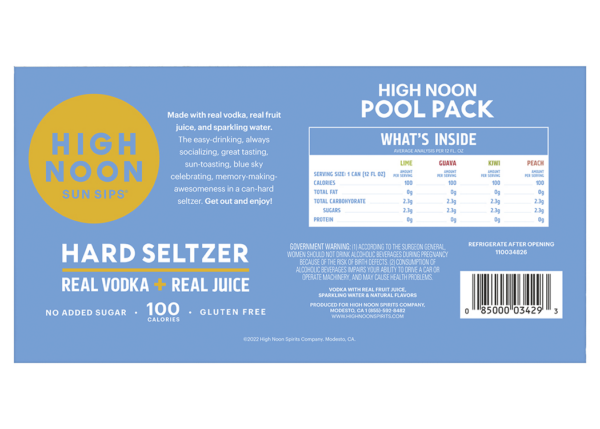 High Noon Hard Seltzer Variety Pool Pack - Image 2