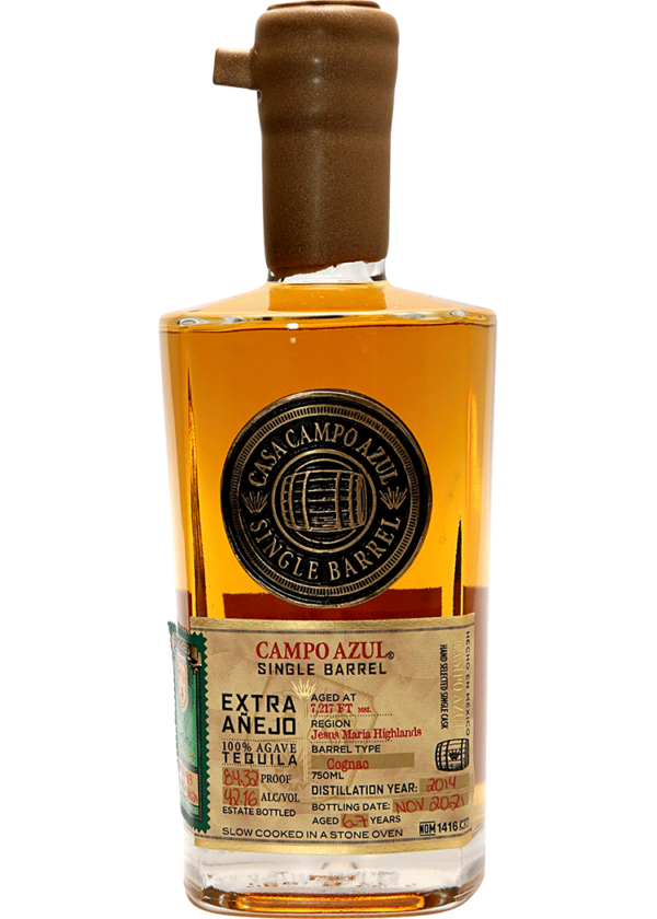 Campo Azul Cognac Cask Matured Extra Anejo Tequila Barrel Select