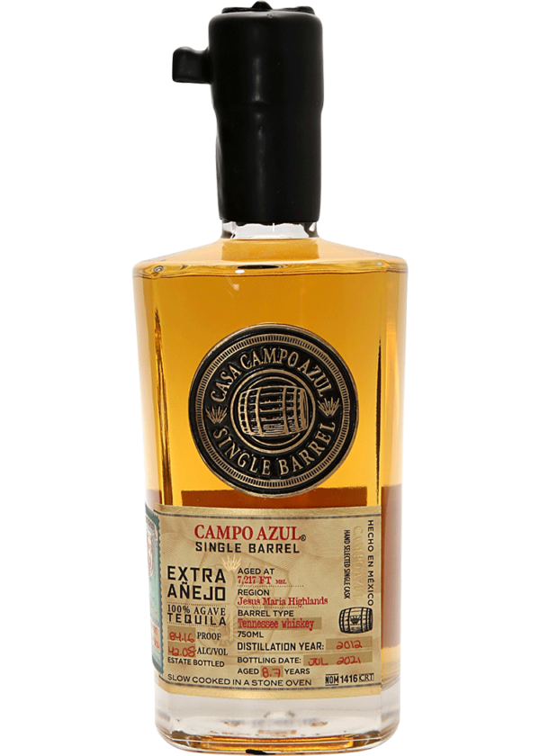 Campo Azul Extra Anejo Tequila Single Barrel TN Whiskey Barrel Select