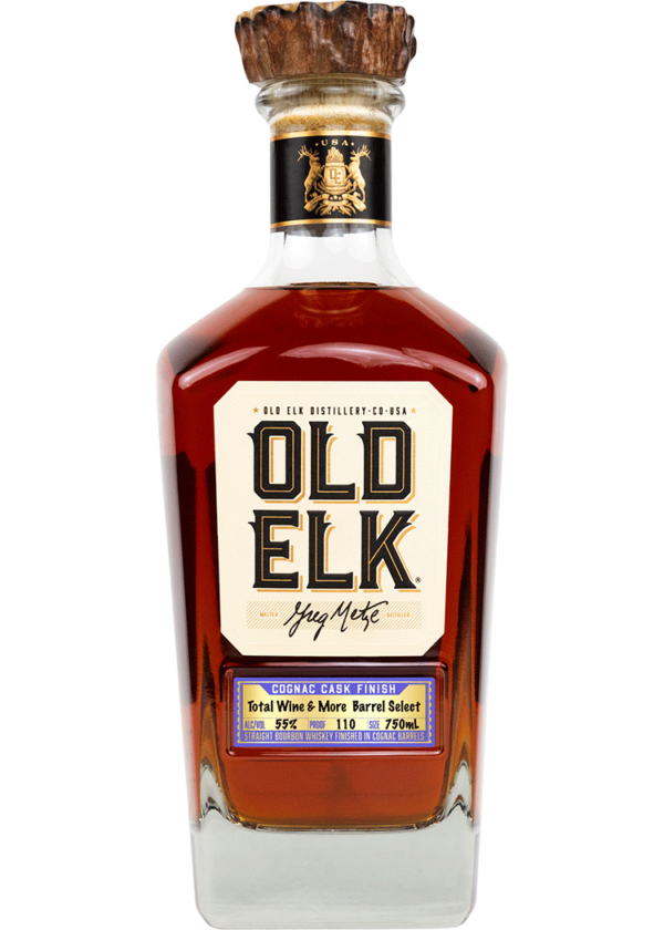 Old Elk Straight Bourbon Whiskey Cognac Cask Finish Barrel Select