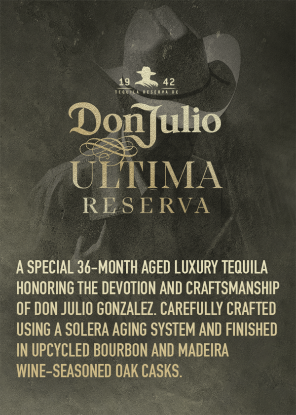 Don Julio Ultima Reserva Extra Anejo Tequila - Image 4