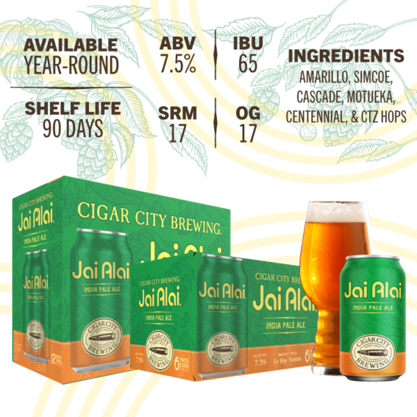 Cigar City Jai-Alai IPA - Image 2