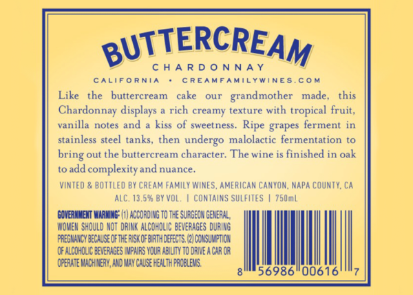 Buttercream Chardonnay - Image 2