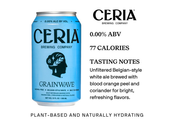 CERIA Grainwave Non-Alcoholic Belgian White Ale - Image 2