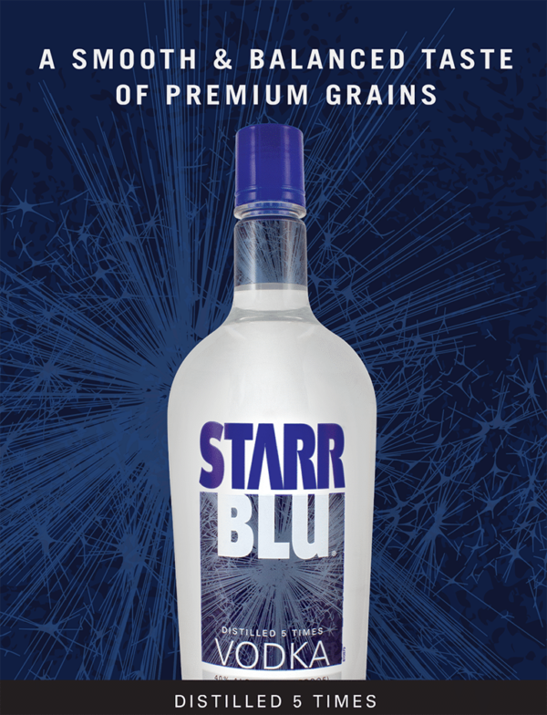 Starr Blu Vodka Plastic - Image 3