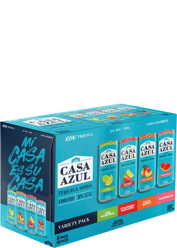 Casa Azul Tequila Soda Variety Pack