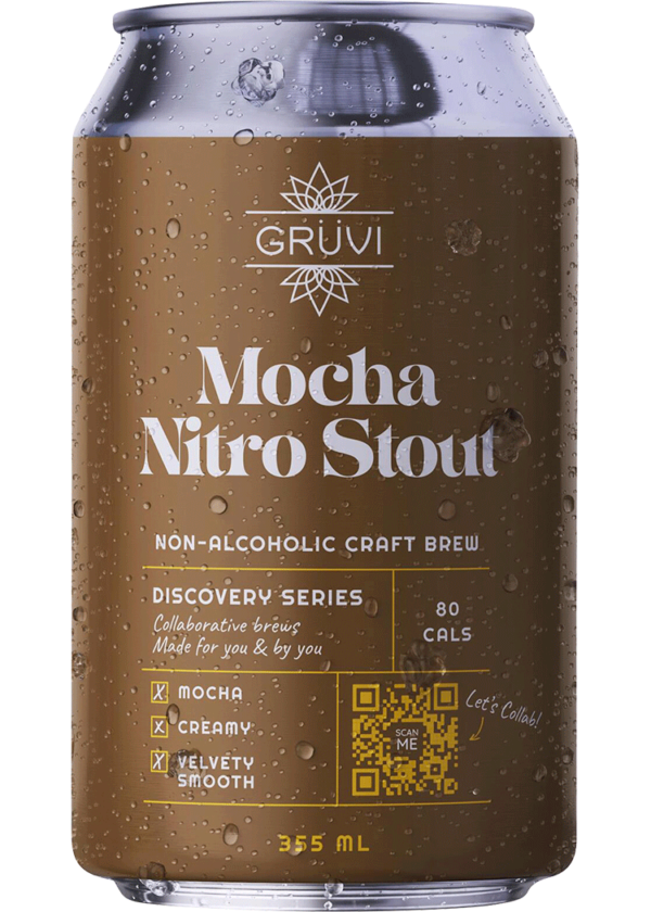 Gruvi Non Alcoholic Mocha Nitro Stout