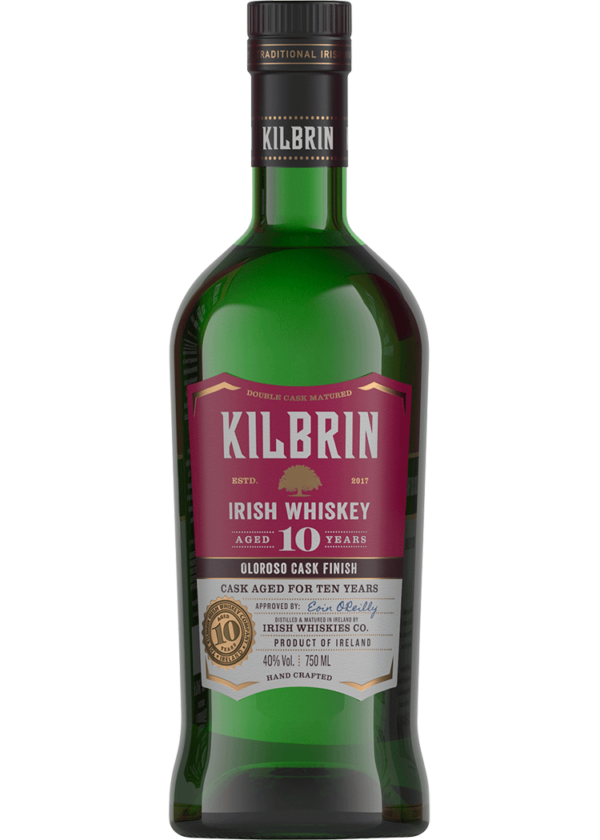 Kilbrin 10Yr Oloroso Cask Irish Whiskey