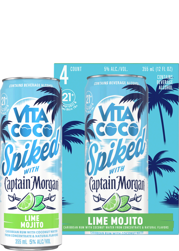 Vita Coco Spiked with Capt Morgan Lime Mojito