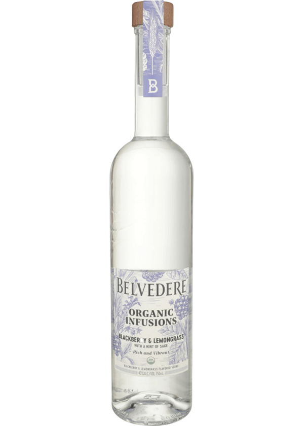 Belvedere Organic Infusions Blackberry & Lemongrass Vodka