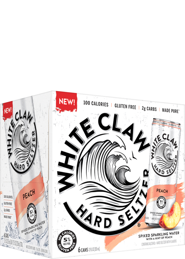 White Claw Hard Seltzer Peach