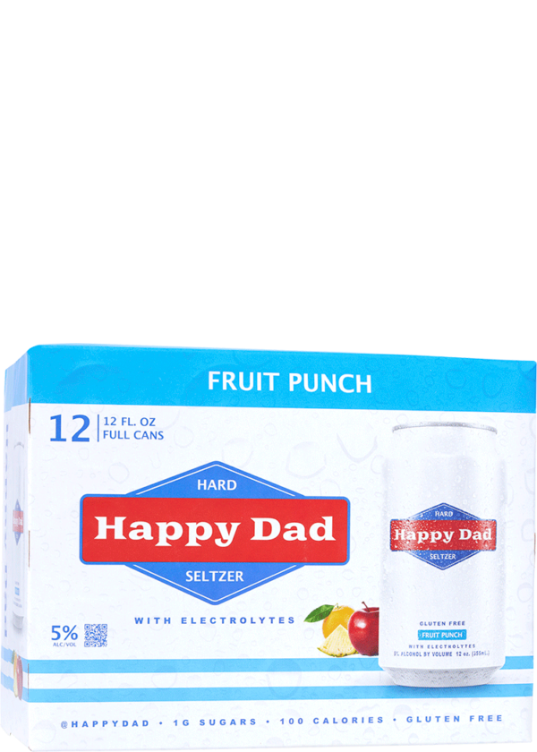 Happy Dad Hard Seltzer Fruit Punch