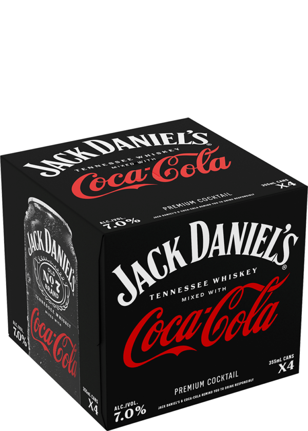 Jack Daniels & Coca-Cola Canned Cocktail