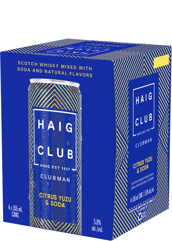 Haig Club Clubman Citrus Yuzu and Soda