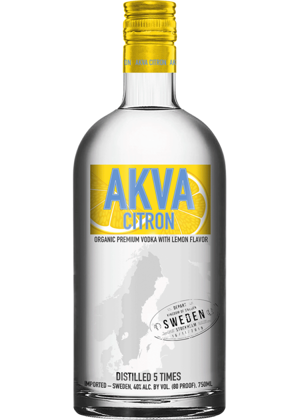 Akva Citron Swedish Vodka