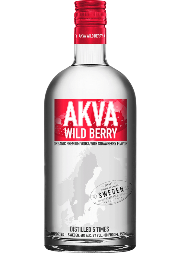 Akva Wild Berry Swedish Vodka