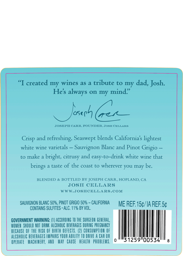 Josh Cellars Seaswept - Image 2