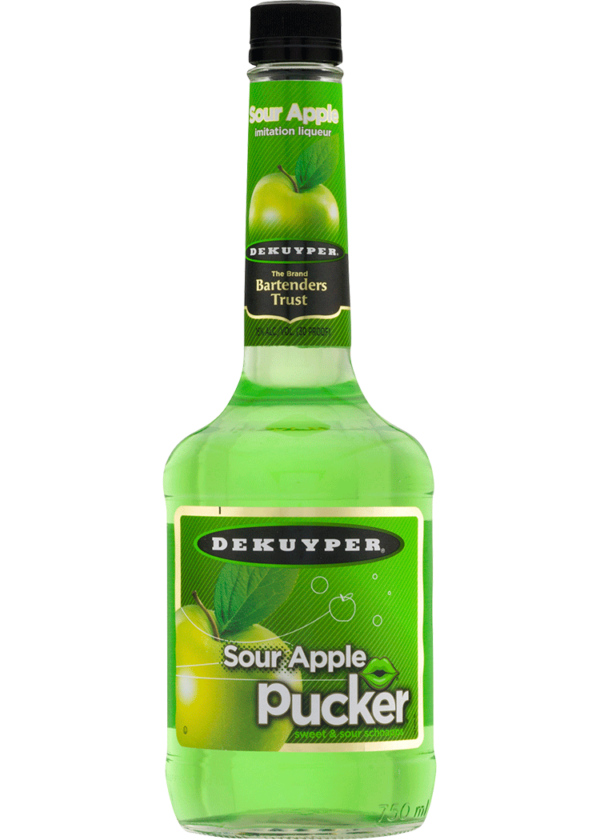 DeKuyper Sour Apple Pucker Liqueur