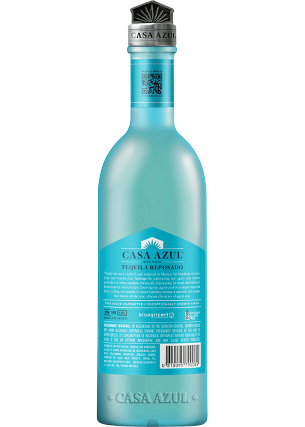 Casa Azul Organic Reposado Tequila - Image 2