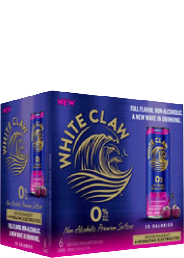 White Claw Non-Alcoholic 0% Black Cherry Cranberry