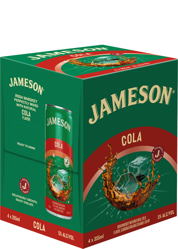 Jameson Whiskey & Cola Cocktail