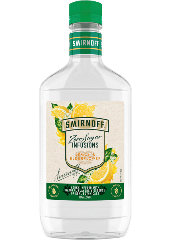 Smirnoff Zero Sugar Infusions Vodka Lemon & Elderflower Vodka