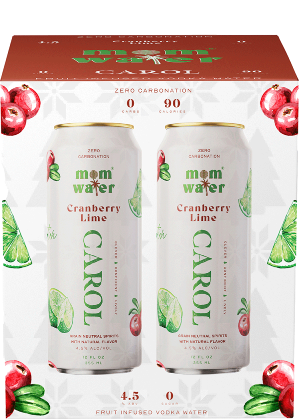 Mom Water Cranberry Lime Carol