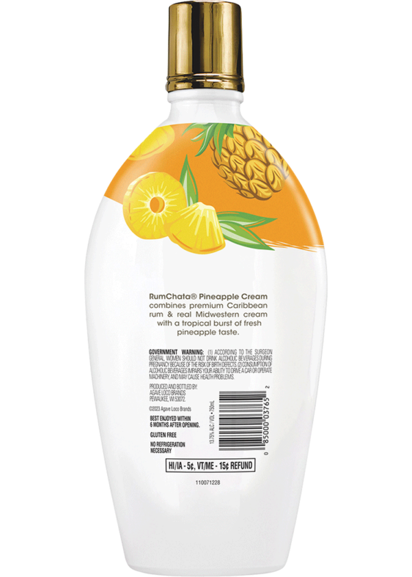 RumChata Pineapple Cream Liqueur - Image 2