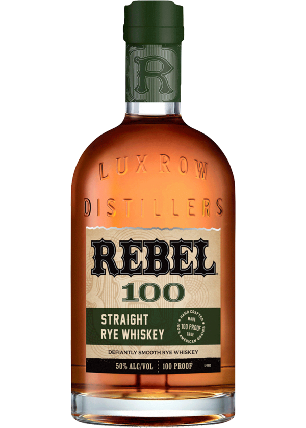 Rebel 100 Straight Rye Whiskey