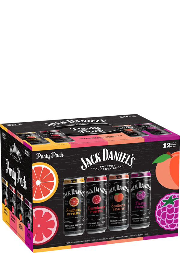 Jack Daniels Country Cocktails Party Pack Variety