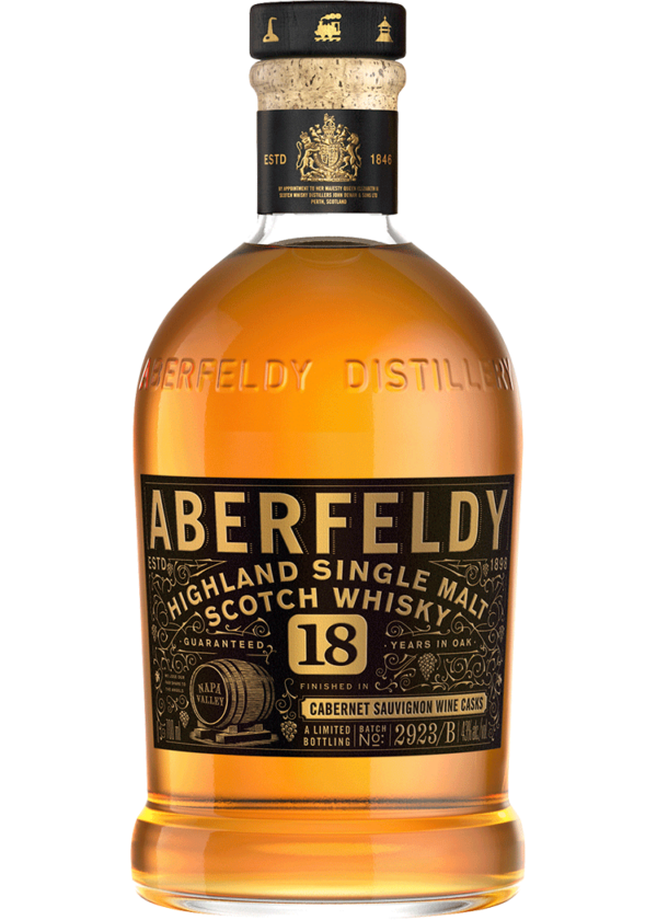 Aberfeldy 18 Year Single Malt Finished in Napa Valley Red Wine Casks